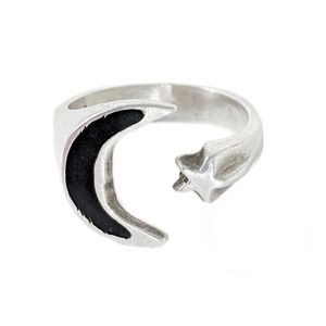 Moon and Star Mexico 925 Ring